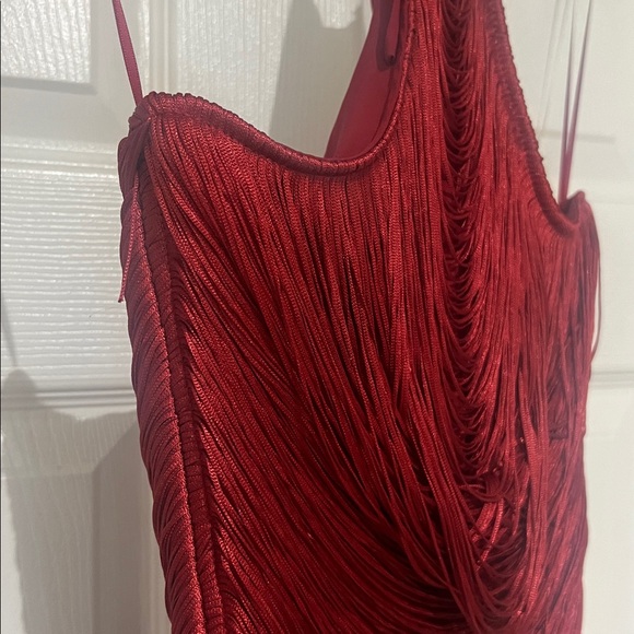 Zara Backless Red Dress - Picture 6 of 12